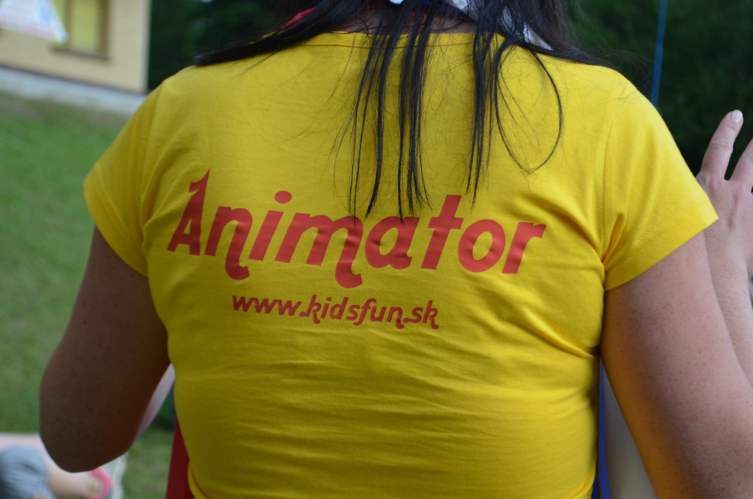 Maľovaný banner — Žijeme v detskom svete